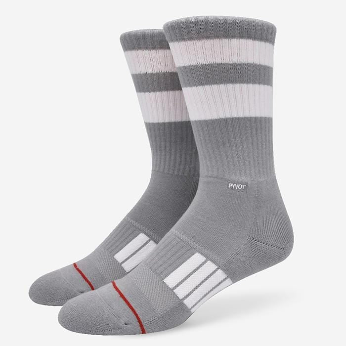 PYVOT ATHLETIC KNITPLUS+ STRIPE CREW SOCKS