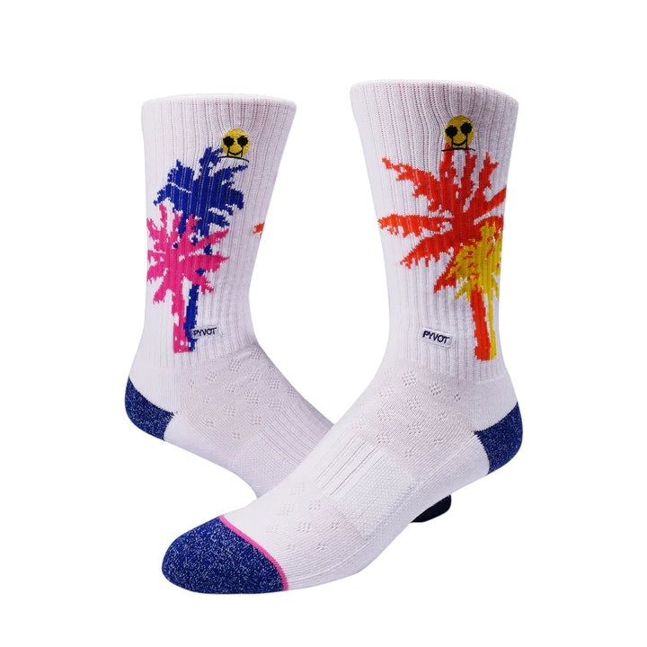 PYVOT ATHLETIC KNITPLUS+ ARTIST SERIES CREW SOCKS