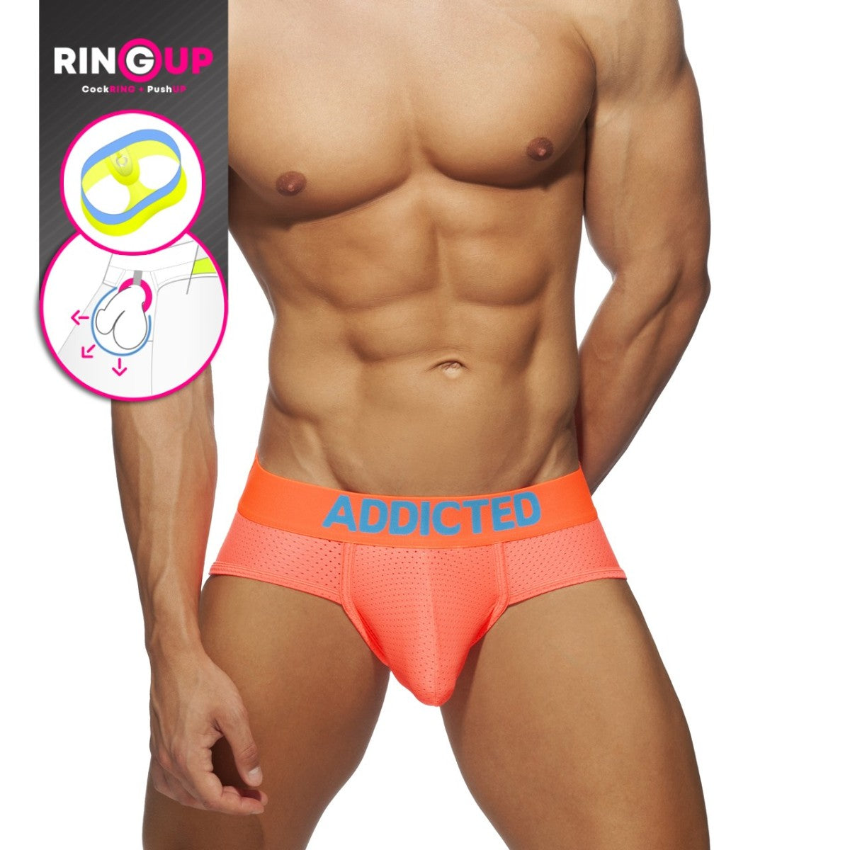 RING UP NEON MESH BRIEF